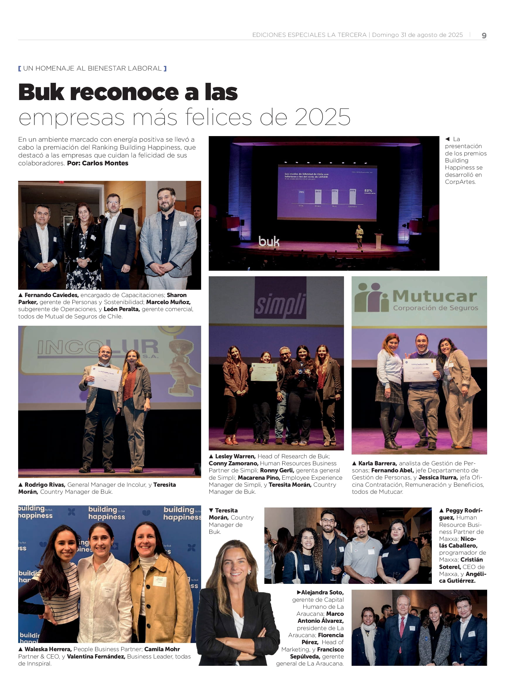 Fuimos reconocidos en el Ranking Building Happiness 2025 de Buk